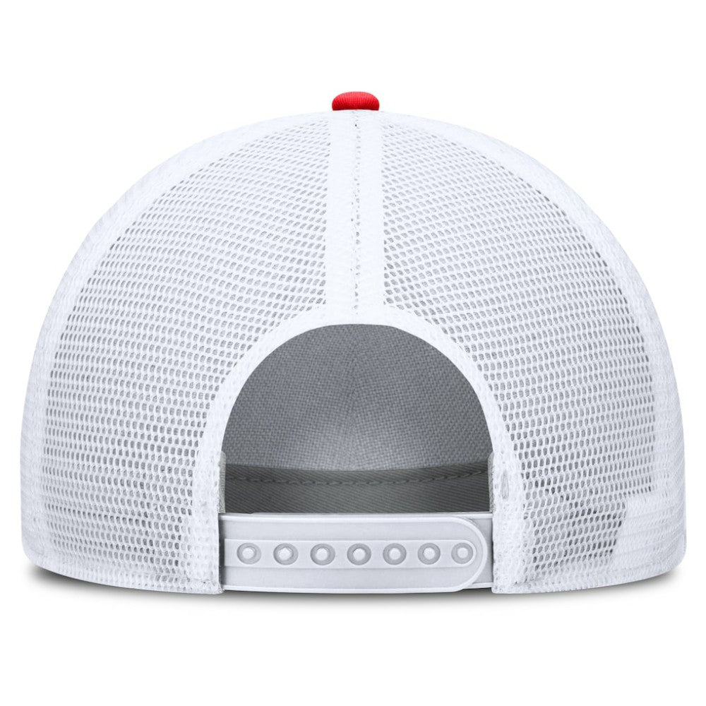 Atlanta Braves Nike Neon 90s Rise Structured Performance Adjustable Trucker Hat - MLB Hats