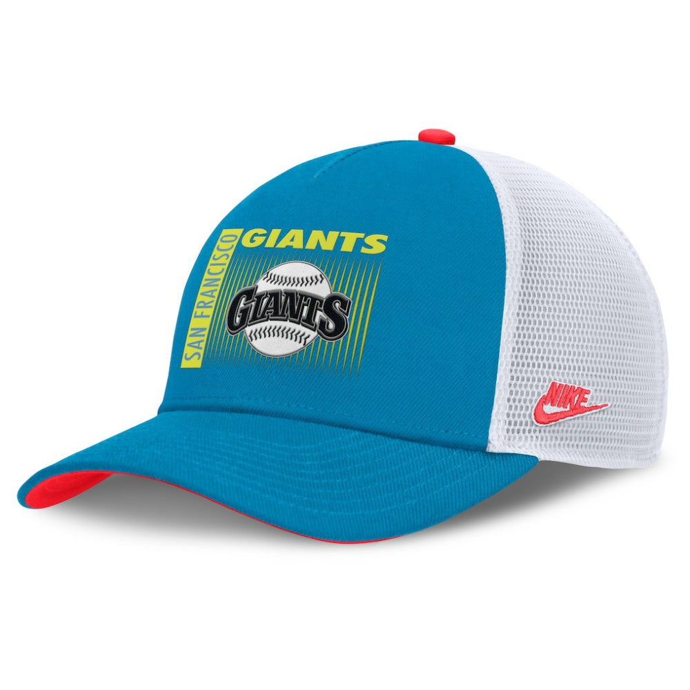 San Francisco Giants Nike Neon 90s Rise Structured Performance Adjustable Trucker Hat - MLB Hats