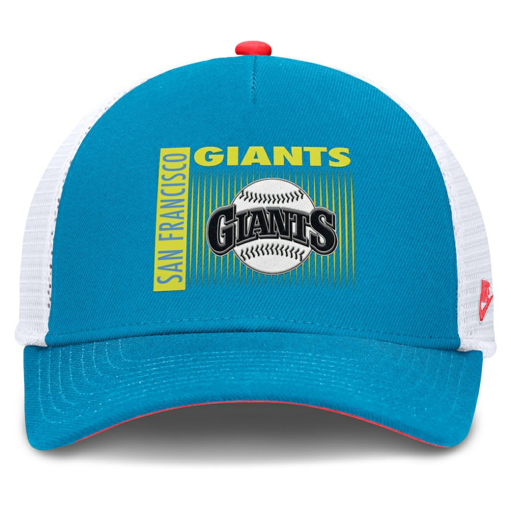 San Francisco Giants Nike Neon 90s Rise Structured Performance Adjustable Trucker Hat - MLB Hats