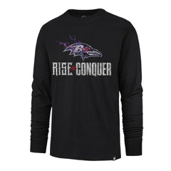 Baltimore Ravens '47 Rise and Conquer Franklin Long Sleeve T-Shirt | NFL Online