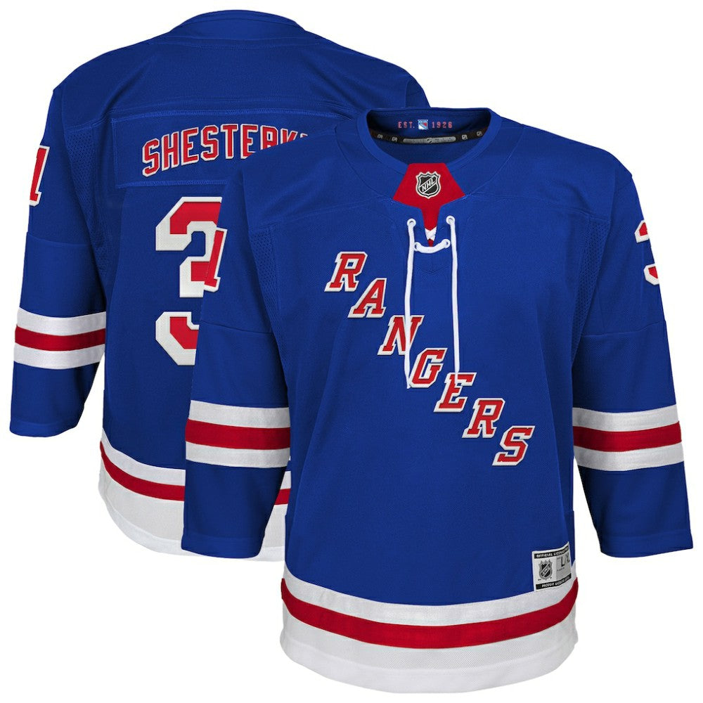 Igor Shesterkin New York Rangers Youth Home Premier Player Jersey -  NHL Jerseys