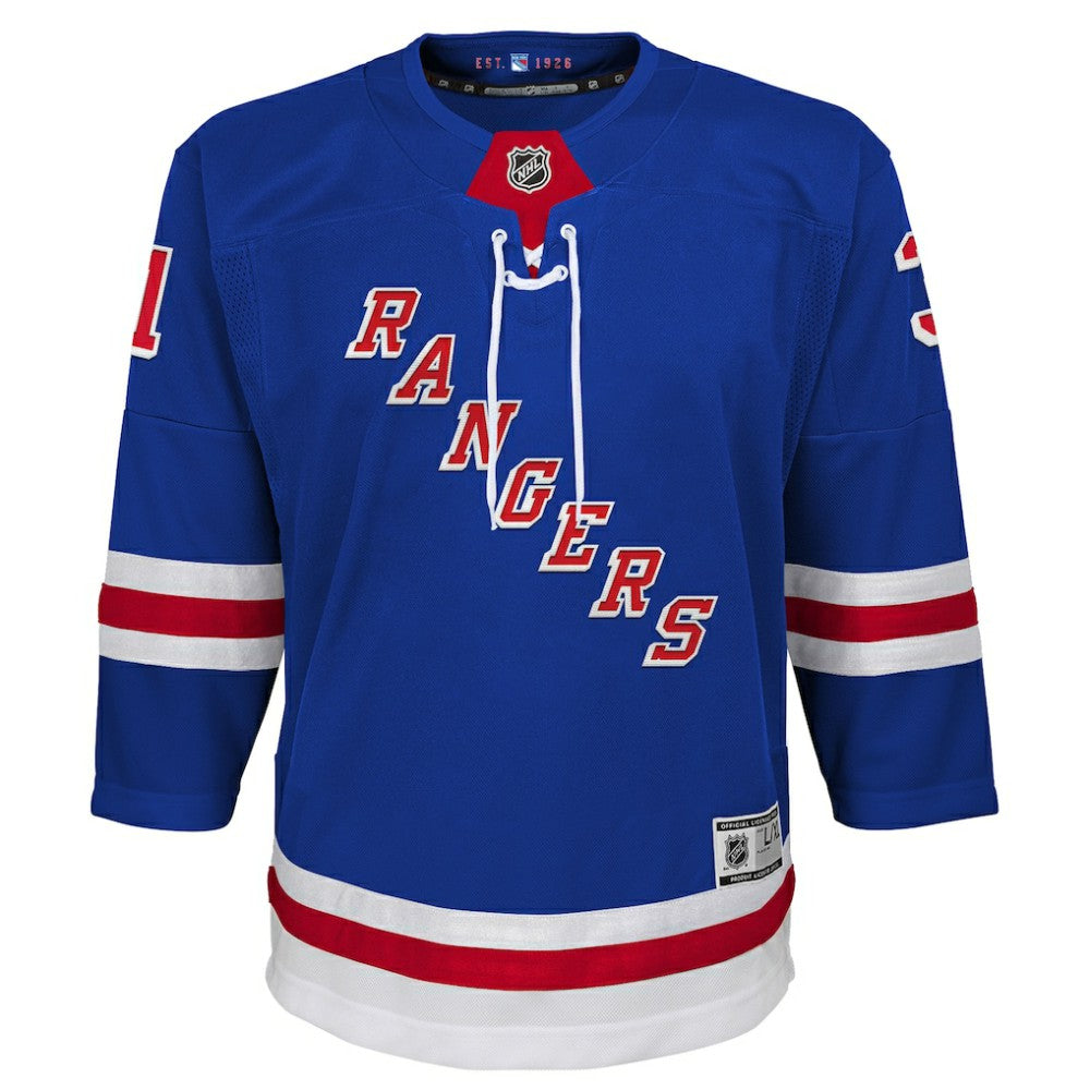 Igor Shesterkin New York Rangers Youth Home Premier Player Jersey -  NHL Jerseys