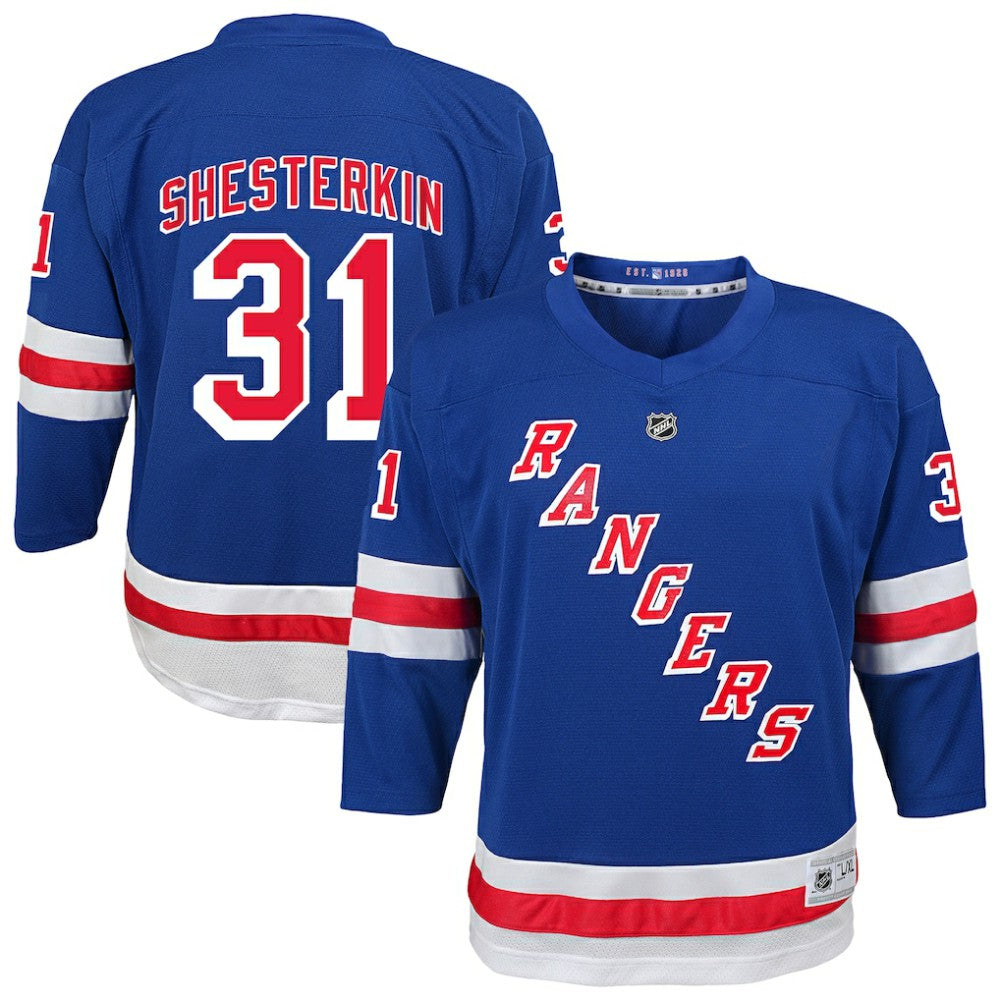 Igor Shesterkin New York Rangers Youth Home Replica Player Jersey -  NHL Jerseys