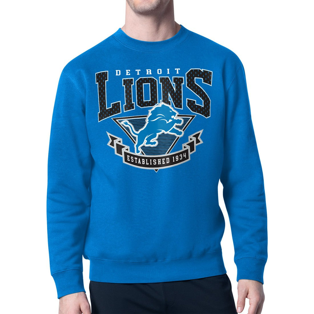 Detroit Lions Starter ‘80s Inspired Pullover Sweatshirt  | NFL New