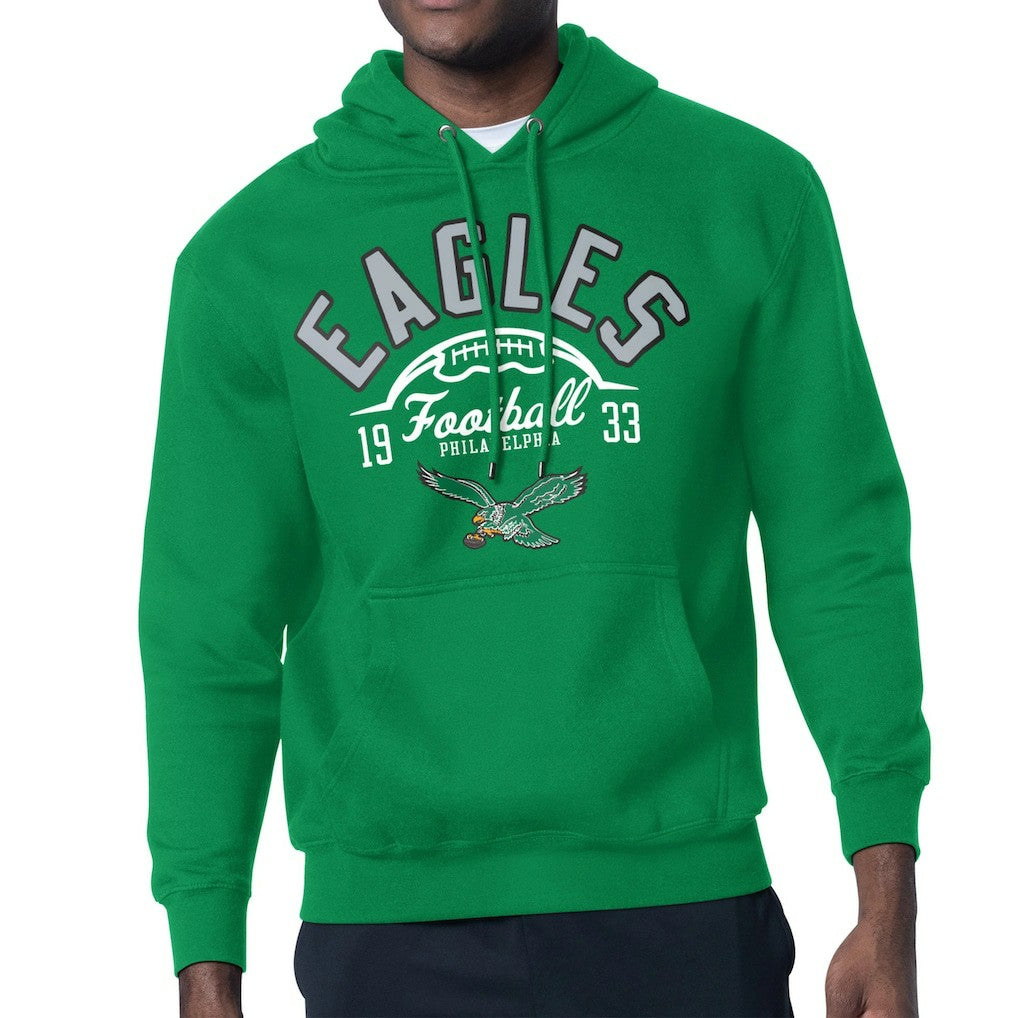 Philadelphia Eagles Starter Half Ball Retro Logo Pullover Hoodie | NFL Discount