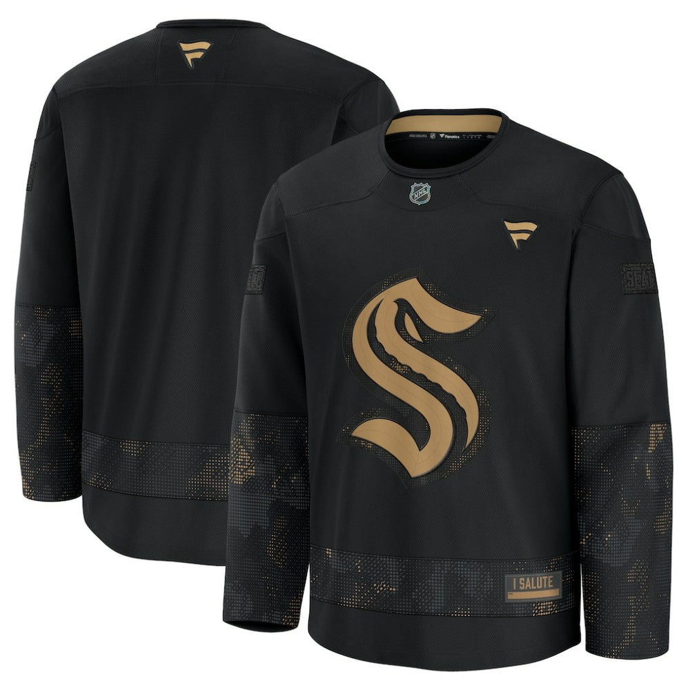 Seattle Kraken Fanatics 2024 Military Appreciation Practice Jersey -  NHL Jerseys