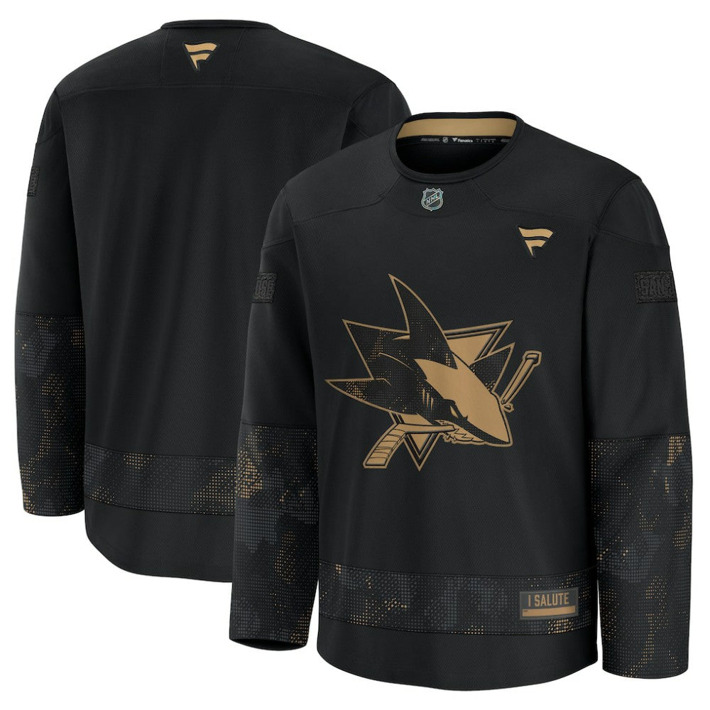 San Jose Sharks Fanatics 2024 Military Appreciation Practice Jersey -  NHL Jerseys
