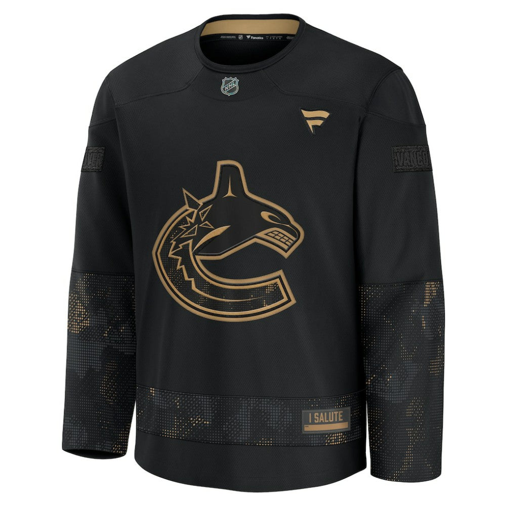 Vancouver Canucks Fanatics 2024 Military Appreciation Practice Jersey -  NHL Jerseys