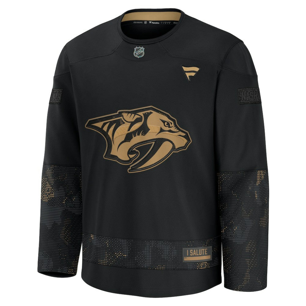 Nashville Predators Fanatics 2024 Military Appreciation Practice Jersey -  NHL Jerseys