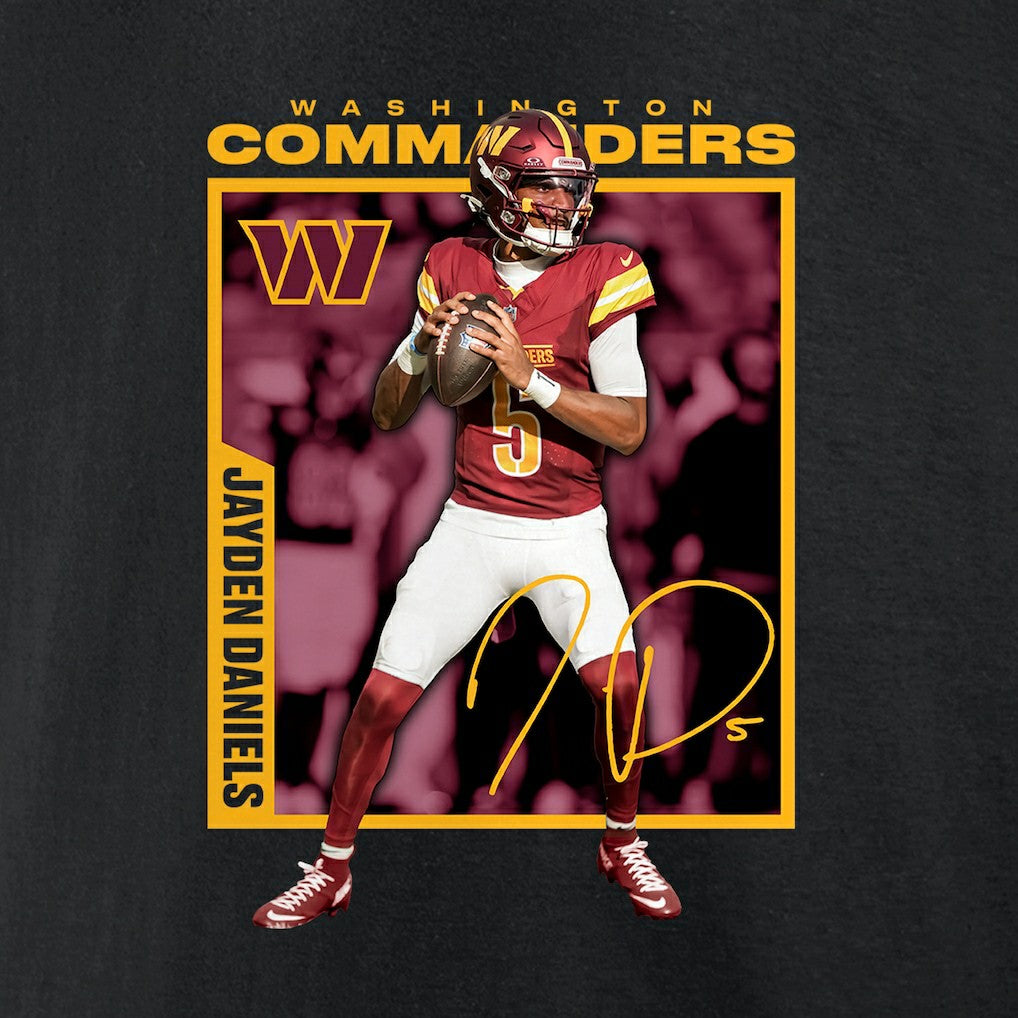 Washington Commanders Jayden Daniels  Player Frame T-Shirt | NFL On sale