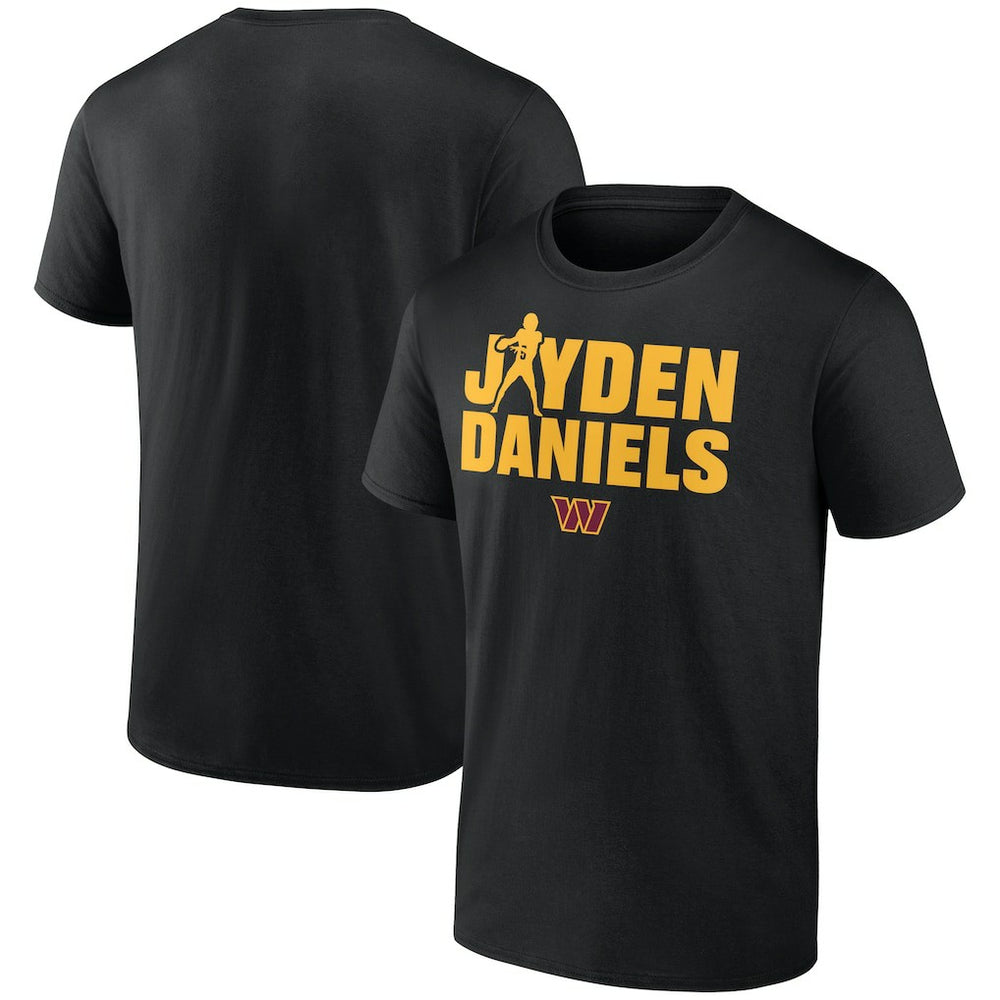 Washington Commanders Jayden Daniels  Play Motion T-Shirt | NFL On sale