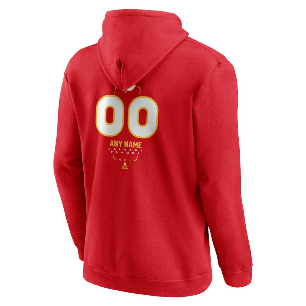 Calgary Flames Personalized Name & Number Midfielder Pullover Hoodie -  NHL Hoodies