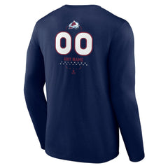 Colorado Avalanche Personalized Name & Number Midfielder Long Sleeve T-Shirt -  NHL T-shirts