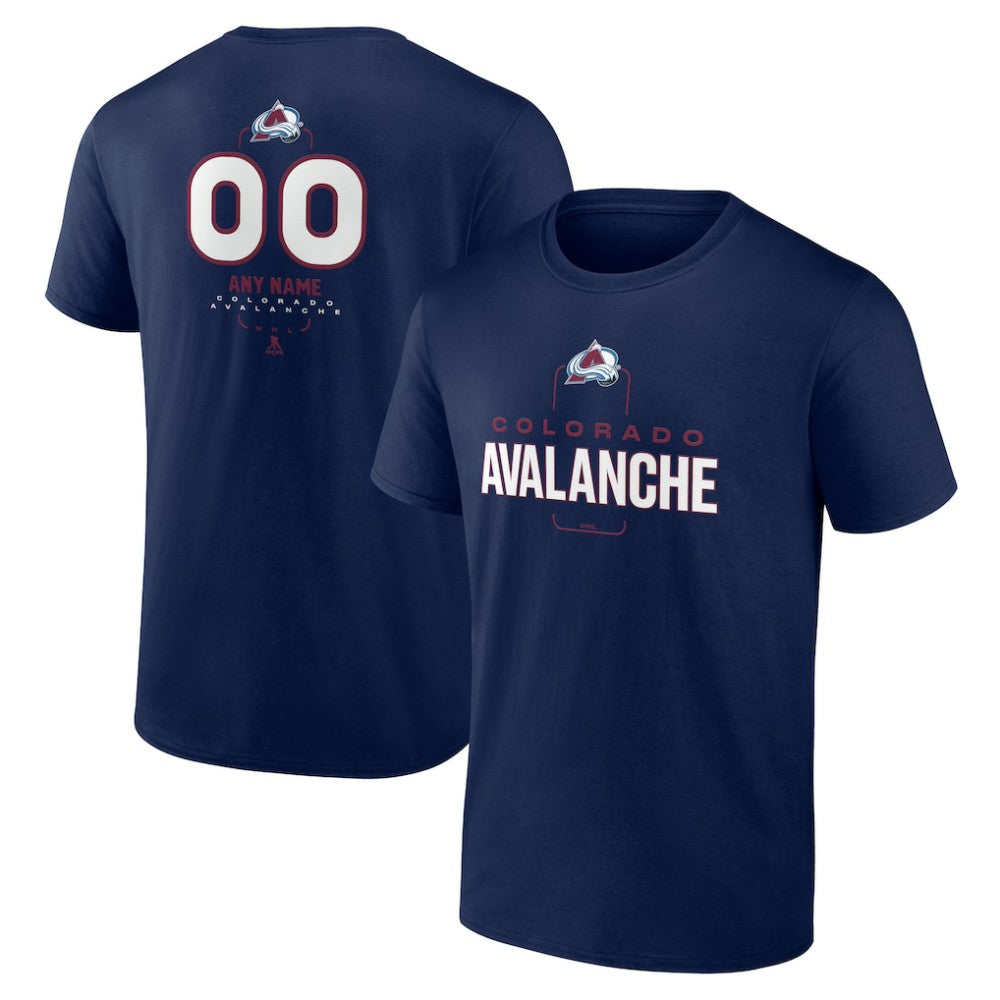 Colorado Avalanche Personalized Name & Number Midfielder T-Shirt -  NHL T-shirts