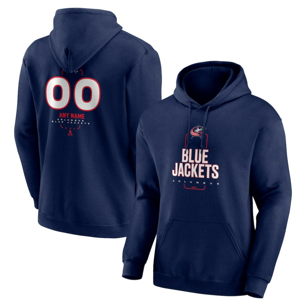 Columbus Blue Jackets Personalized Name & Number Midfielder Pullover Hoodie -  NHL Hoodies
