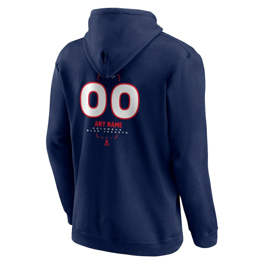 Columbus Blue Jackets Personalized Name & Number Midfielder Pullover Hoodie -  NHL Hoodies