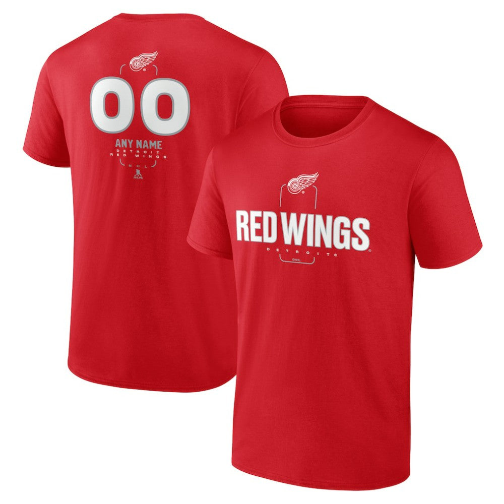 Detroit Red Wings Personalized Name & Number Midfielder T-Shirt -  NHL T-shirts