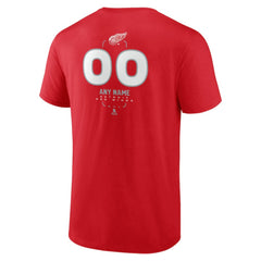 Detroit Red Wings Personalized Name & Number Midfielder T-Shirt -  NHL T-shirts