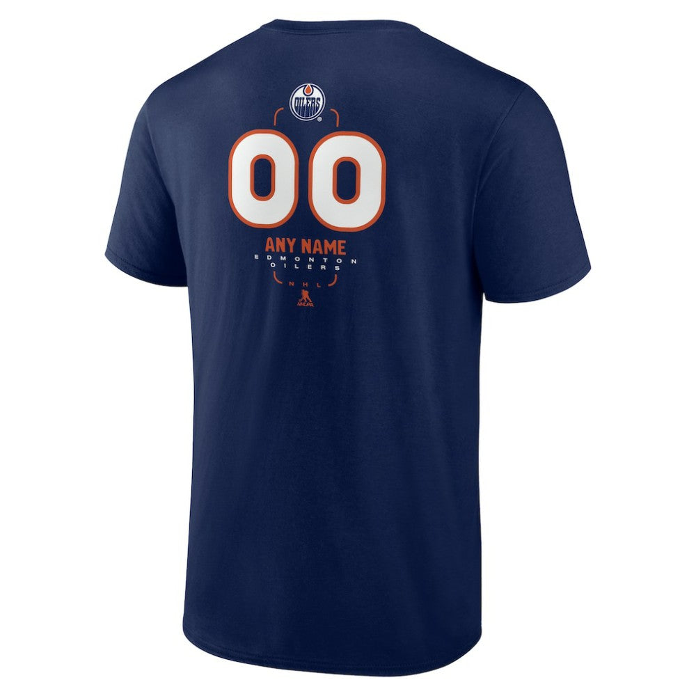 Edmonton Oilers Personalized Name & Number Midfielder T-Shirt -  NHL T-shirts