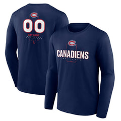 Montreal Canadiens Personalized Name & Number Midfielder Long Sleeve T-Shirt -  NHL T-shirts