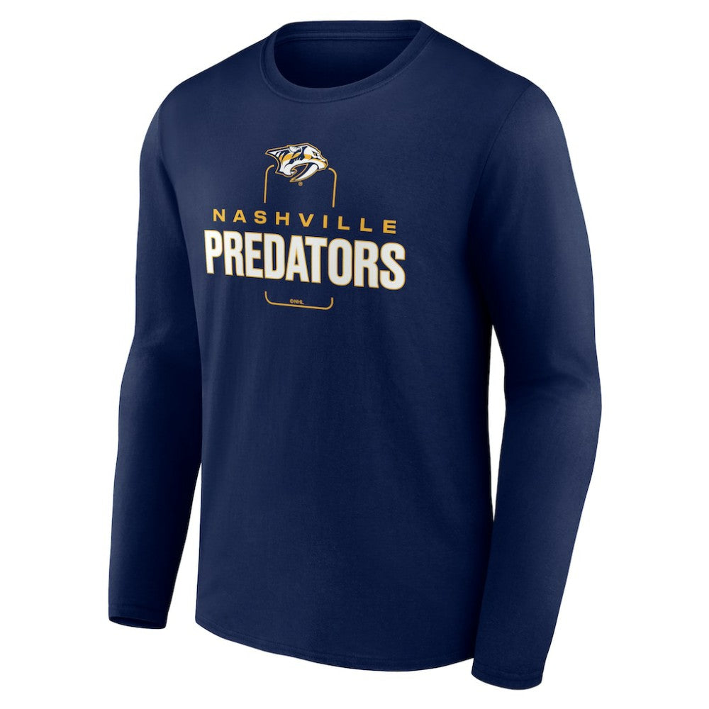 Nashville Predators Personalized Name & Number Midfielder Long Sleeve T-Shirt -  NHL T-shirts
