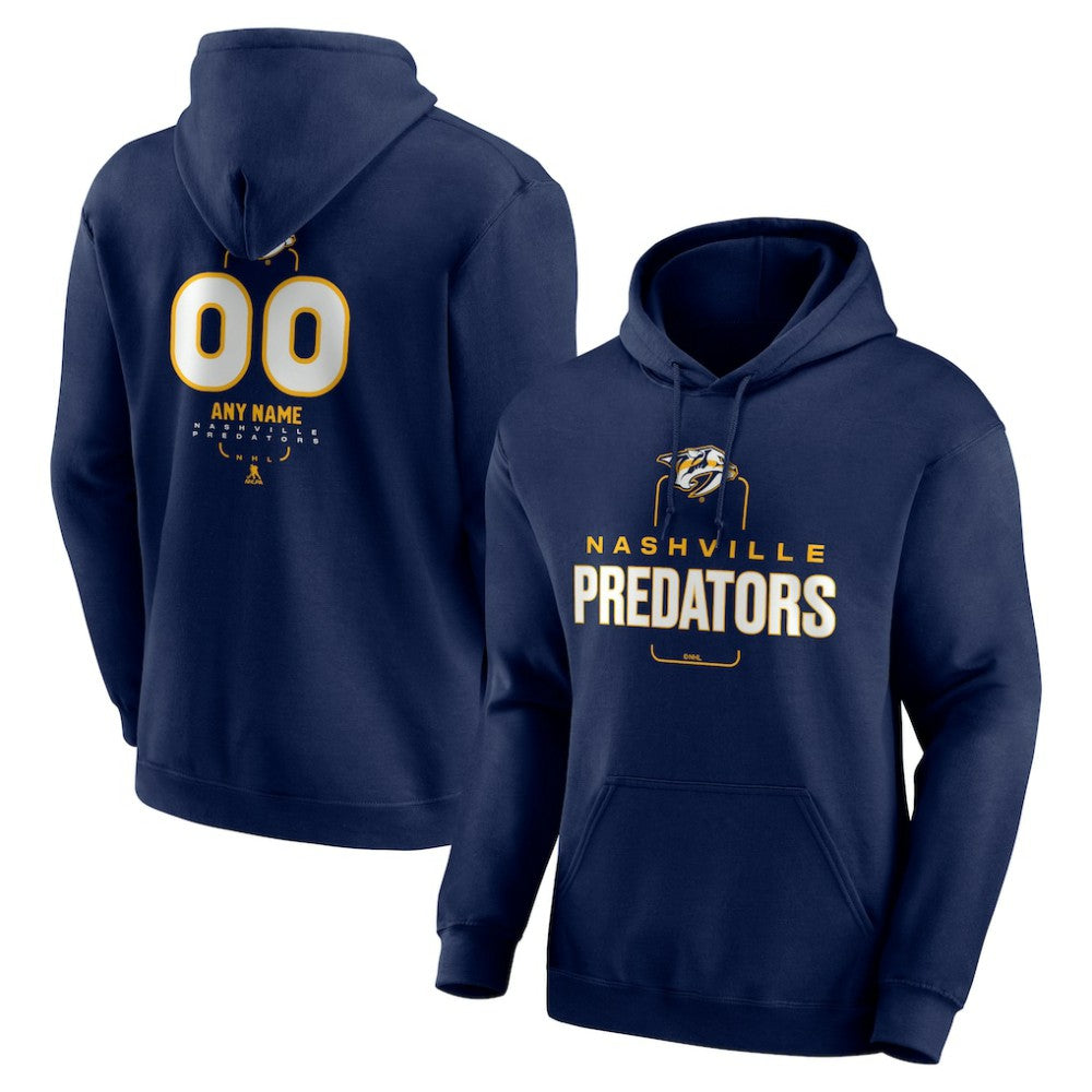 Nashville Predators Personalized Name & Number Midfielder Pullover Hoodie -  NHL Hoodies