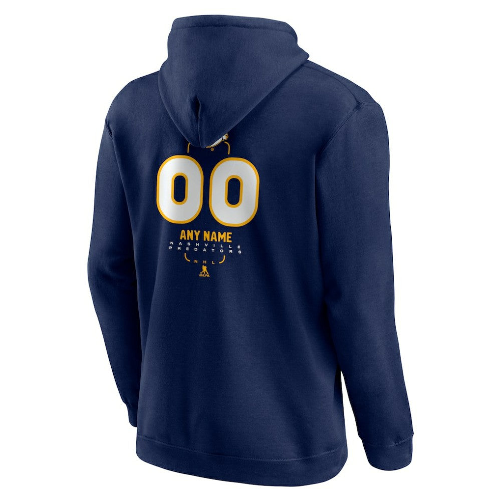 Nashville Predators Personalized Name & Number Midfielder Pullover Hoodie -  NHL Hoodies