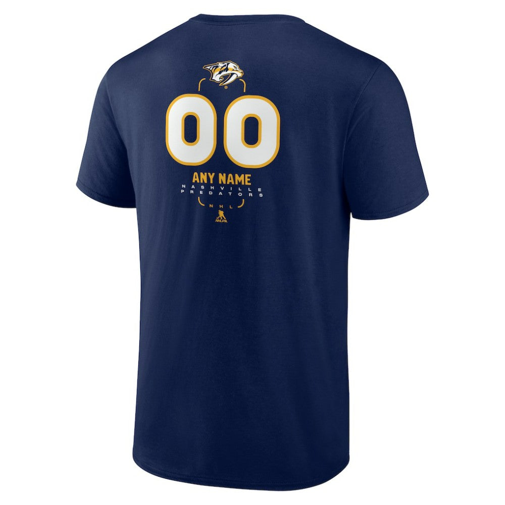 Nashville Predators Personalized Name & Number Midfielder T-Shirt -  NHL T-shirts