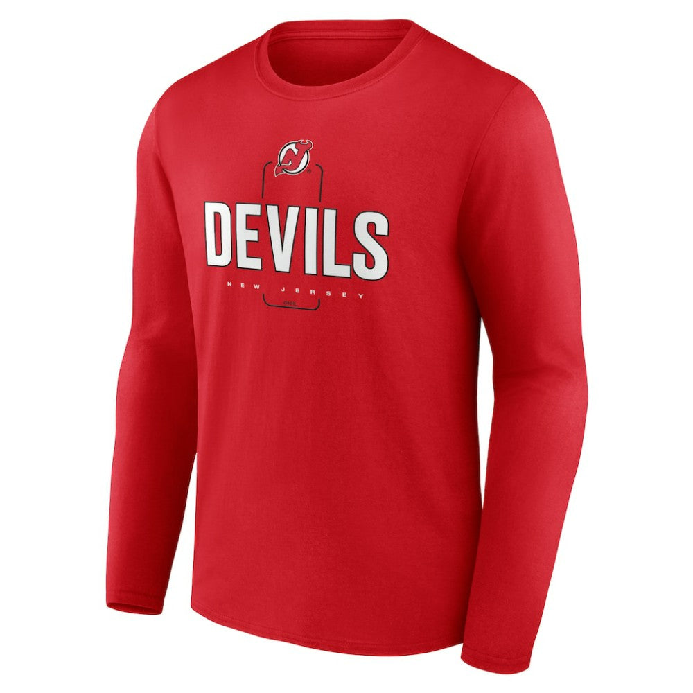 New Jersey Devils Personalized Name & Number Midfielder Long Sleeve T-Shirt -  NHL T-shirts
