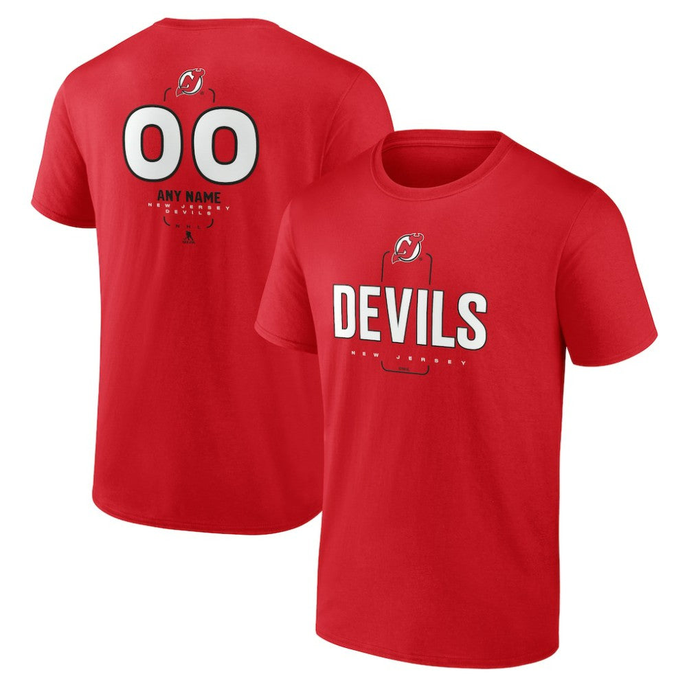 New Jersey Devils Personalized Name & Number Midfielder T-Shirt -  NHL T-shirts