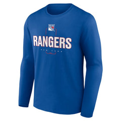 New York Rangers Personalized Name & Number Midfielder Long Sleeve T-Shirt -  NHL T-shirts