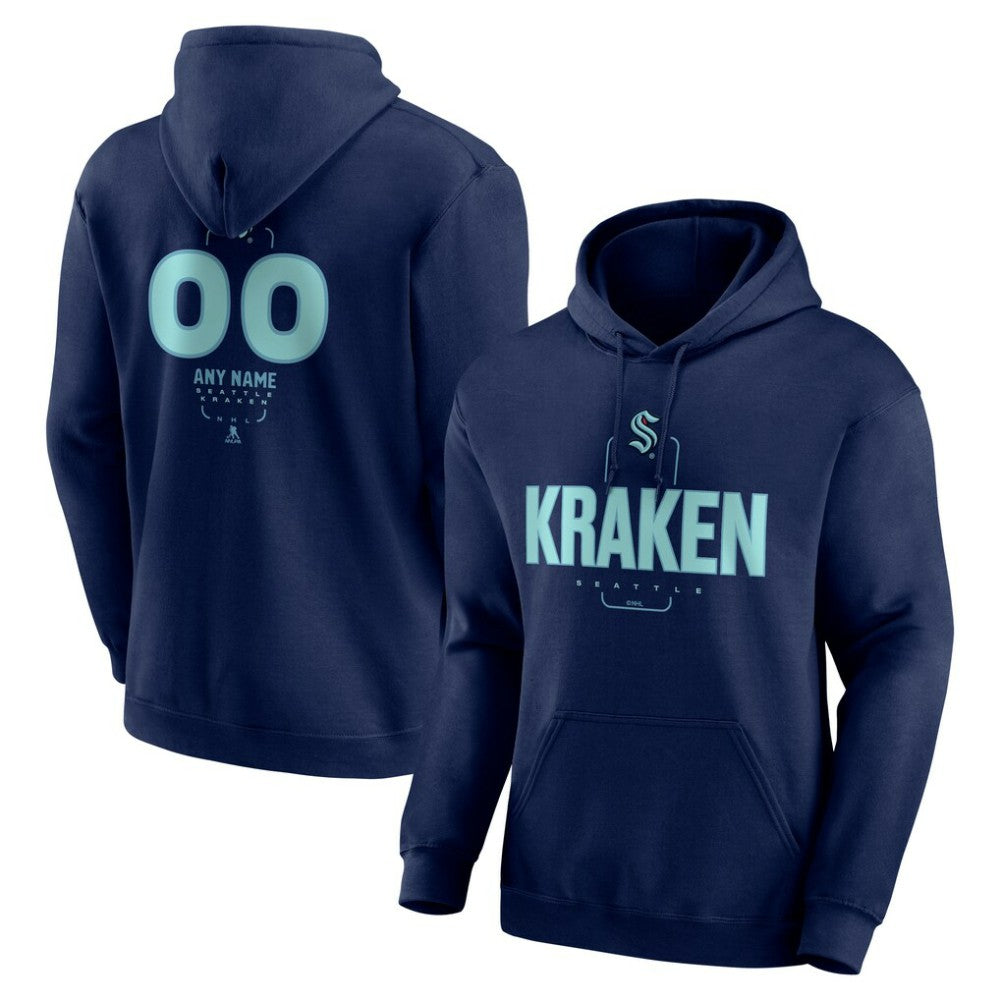 Seattle Kraken Personalized Name & Number Midfielder Pullover Hoodie -  NHL Hoodies
