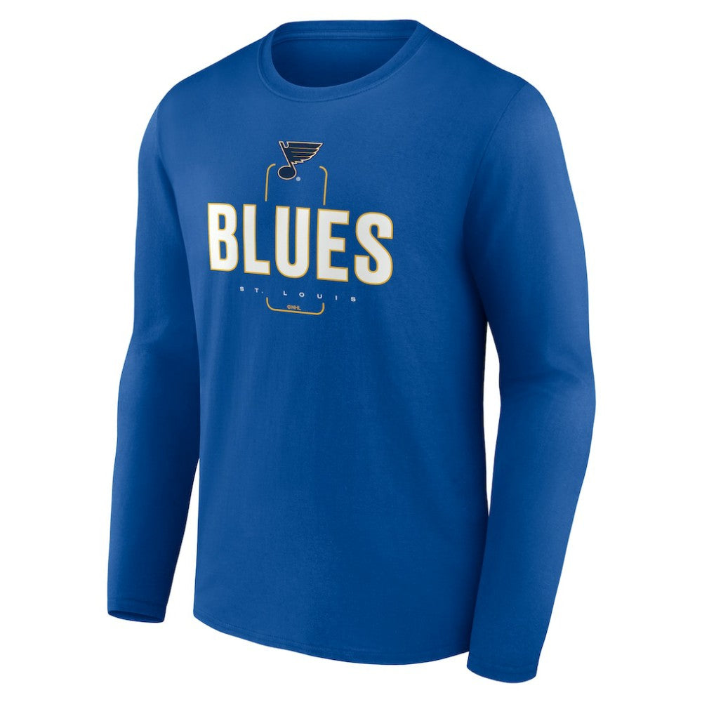 St. Louis Blues Personalized Name & Number Midfielder Long Sleeve T-Shirt -  NHL T-shirts