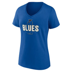 St. Louis Blues Women's Personalized Name & Number Midfielder V-Neck T-Shirt -  NHL T-shirts