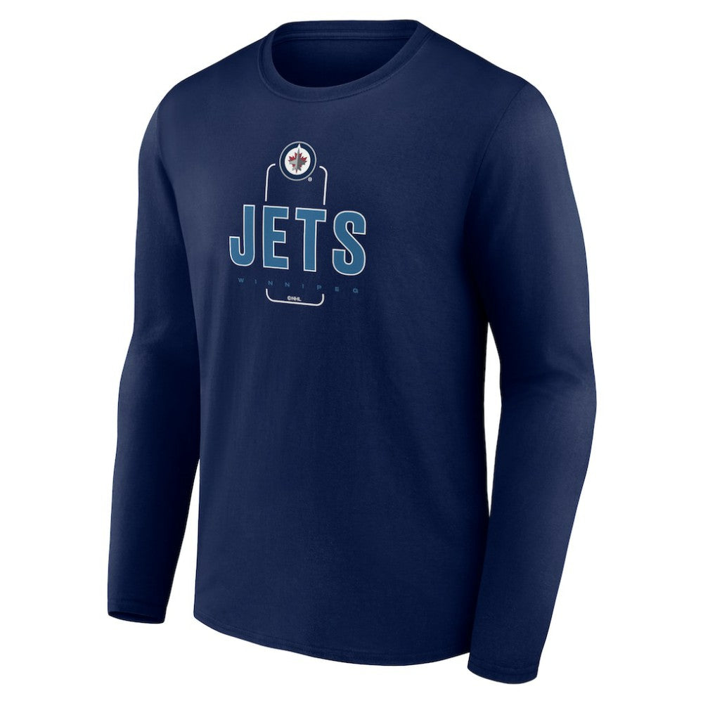 Winnipeg Jets Personalized Name & Number Midfielder Long Sleeve T-Shirt -  NHL T-shirts