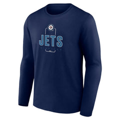 Winnipeg Jets Personalized Name & Number Midfielder Long Sleeve T-Shirt -  NHL T-shirts