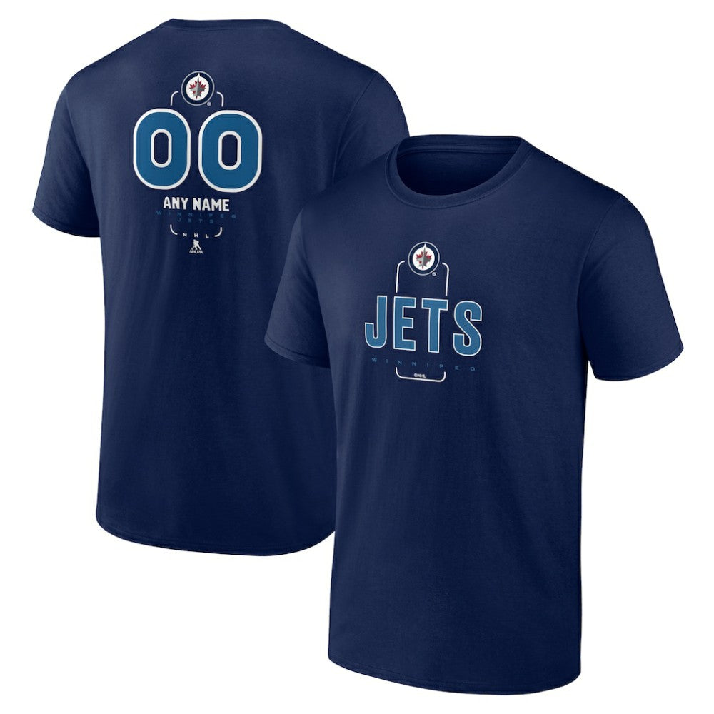 Winnipeg Jets Personalized Name & Number Midfielder T-Shirt -  NHL T-shirts
