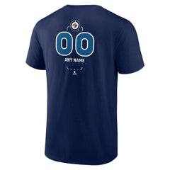 Winnipeg Jets Personalized Name & Number Midfielder T-Shirt -  NHL T-shirts