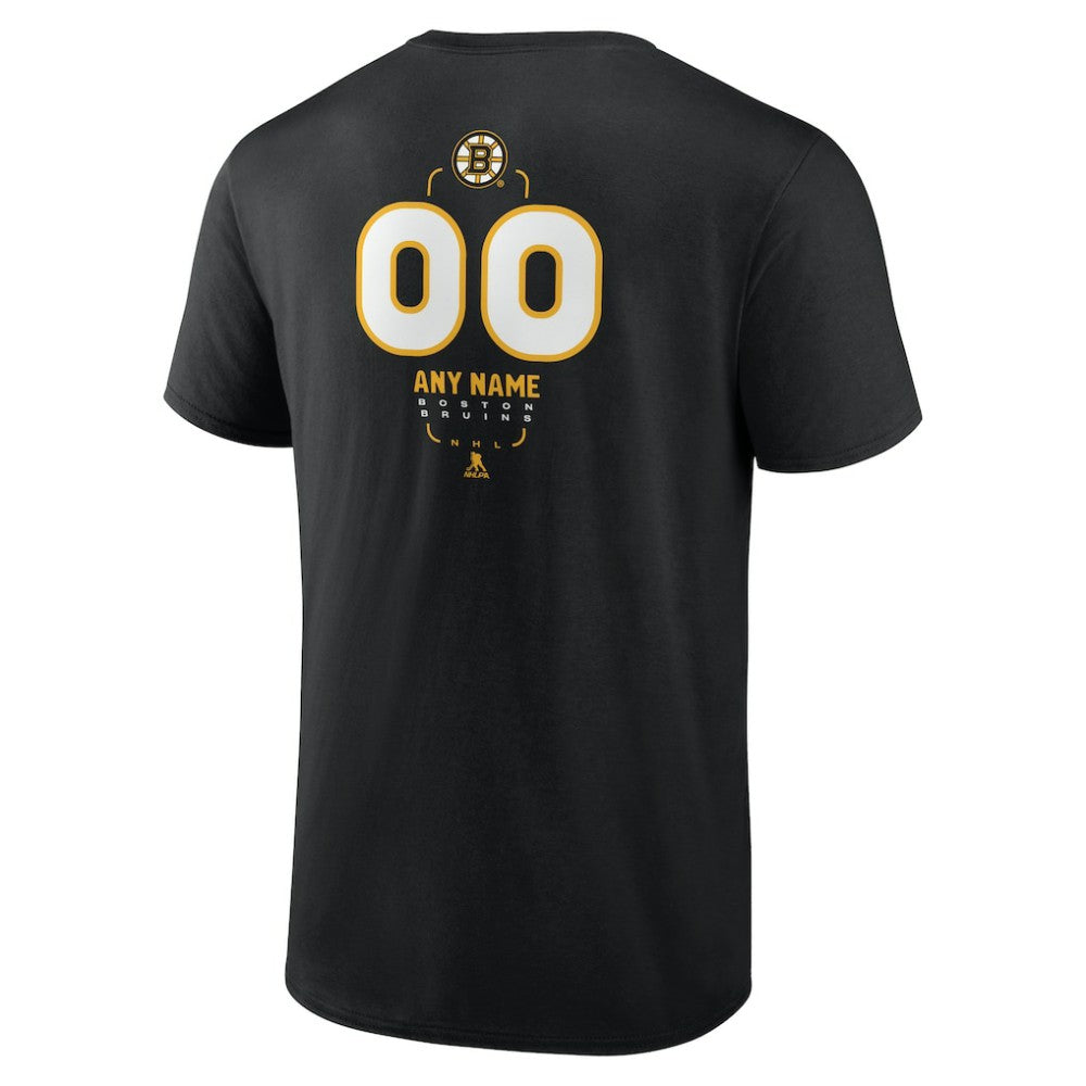Boston Bruins Personalized Name & Number Midfielder T-Shirt -  NHL T-shirts