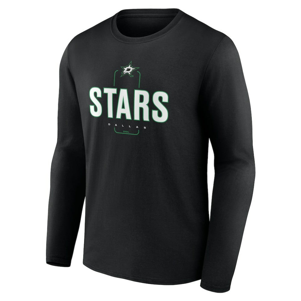 Dallas Stars Personalized Name & Number Midfielder Long Sleeve T-Shirt -  NHL T-shirts