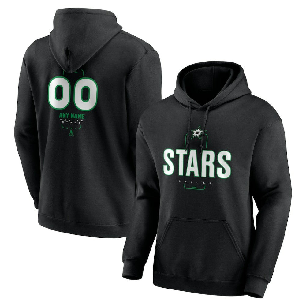Dallas Stars Personalized Name & Number Midfielder Pullover Hoodie -  NHL Hoodies