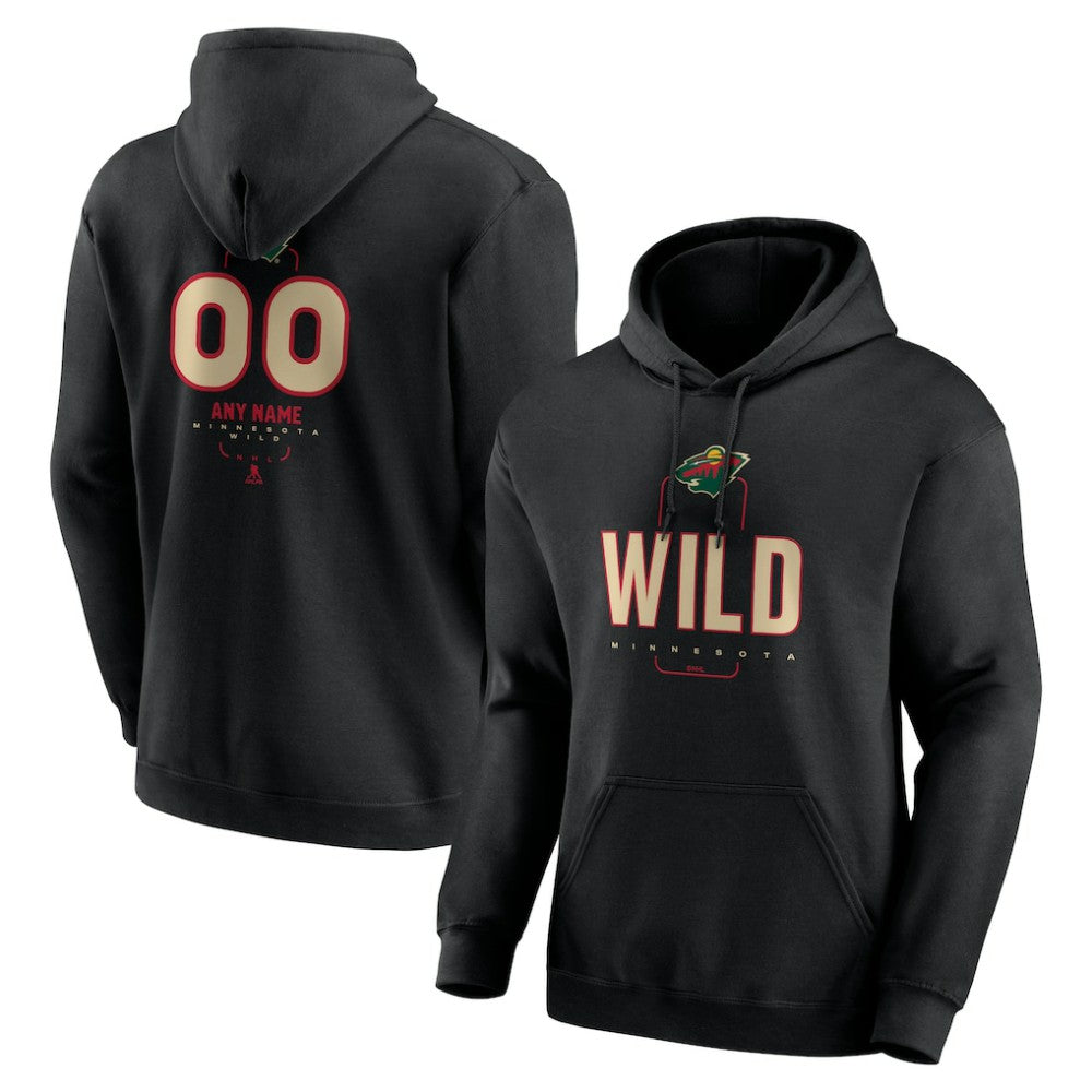 Minnesota Wild Personalized Name & Number Midfielder Pullover Hoodie -  NHL Hoodies