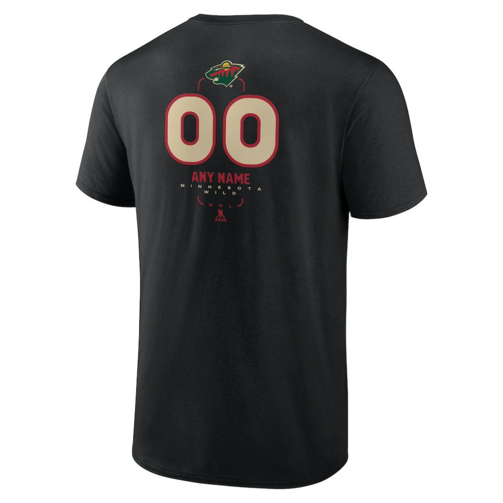 Minnesota Wild Personalized Name & Number Midfielder T-Shirt -  NHL T-shirts