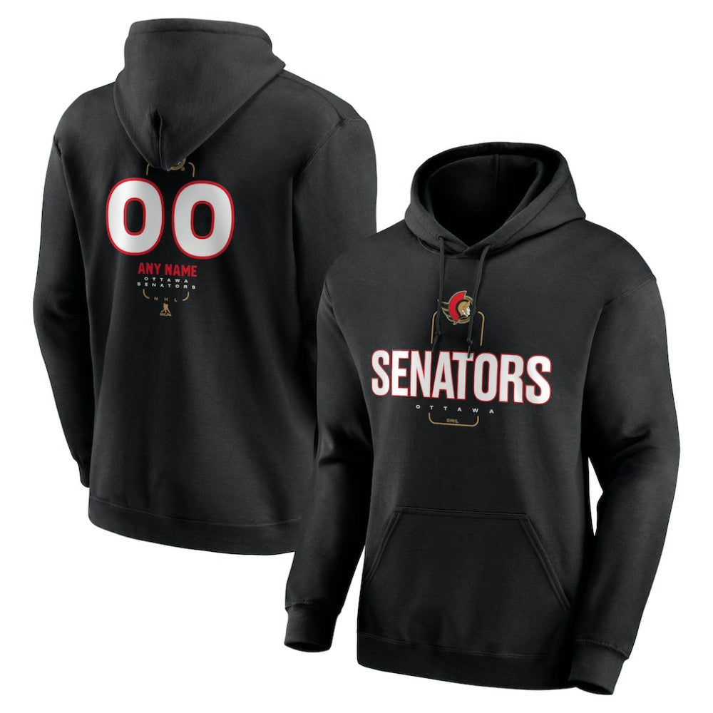 Ottawa Senators Personalized Name & Number Midfielder Pullover Hoodie -  NHL Hoodies