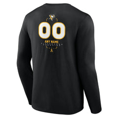 Pittsburgh Penguins Personalized Name & Number Midfielder Long Sleeve T-Shirt -  NHL T-shirts