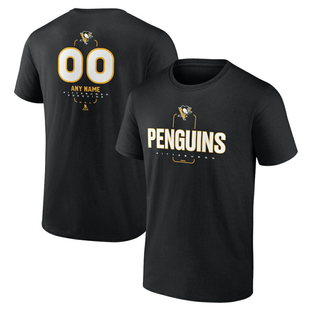Pittsburgh Penguins Personalized Name & Number Midfielder T-Shirt -  NHL T-shirts