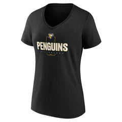 Pittsburgh Penguins Women's Personalized Name & Number Midfielder V-Neck T-Shirt -  NHL T-shirts