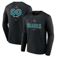 San Jose Sharks Personalized Name & Number Midfielder Long Sleeve T-Shirt -  NHL T-shirts