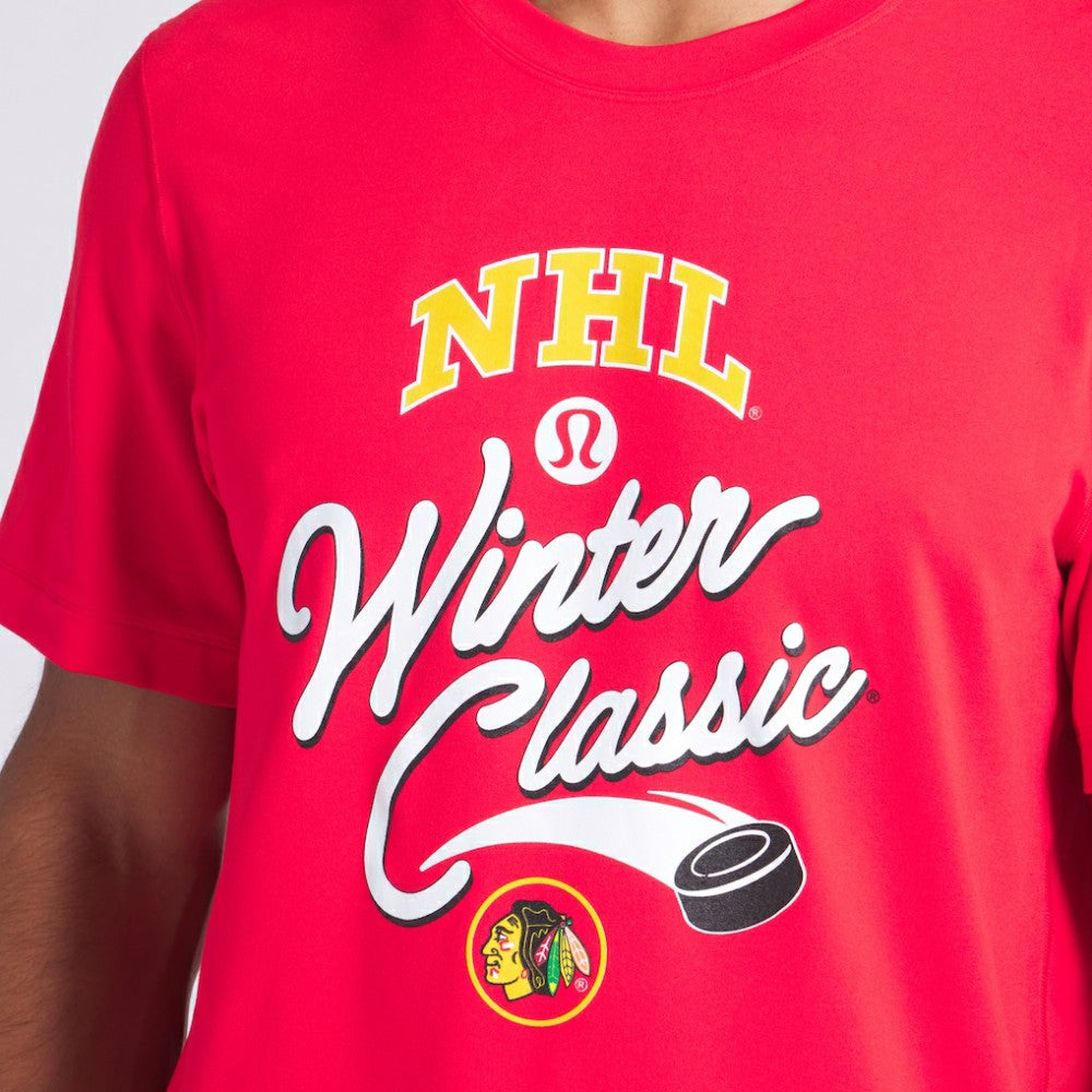 Chicago Blackhawks lululemon 2025 NHL Winter Classic Soft Jersey T-Shirt -  NHL T-shirts