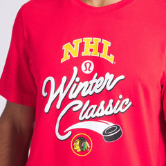 Chicago Blackhawks lululemon 2025 NHL Winter Classic Soft Jersey T-Shirt -  NHL T-shirts